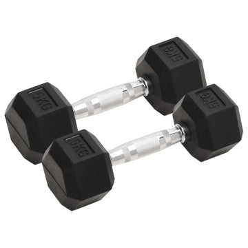 10 kg Dumbbell Set (2 pcs) – Cast Iron Weights for Home Gym & Strength Training